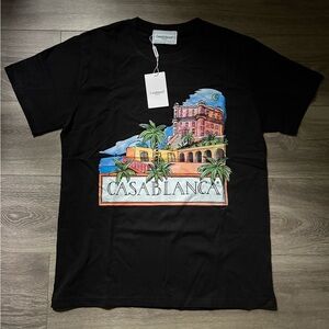 Casablanca Black Short Sleeve Tee